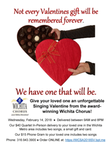 wichita chorus singing valentines phone grams puerto rico valentines day flyers