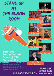 Monday Open Mic The Elbow Room