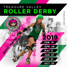 Treasure Valley Roller Derby 2019 Game #3