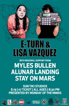 E-Turn, Lisa Vazquez, Myles Bullen, Stay on Mars, & aLunarLanding