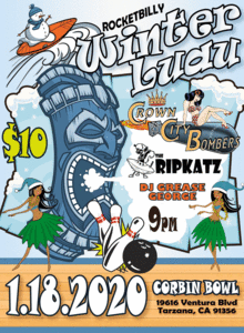 Rocketbilly Winter Luau with Crown City Bombers & The Ripkatz