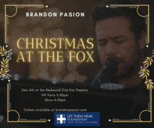 Christmas at the Fox – An Evening with Brandon Pasion