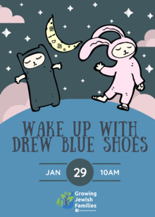 Waking up with Drew Blue Shoes
