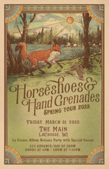 HORSESHOES & HAND GRENADES with special guests..........