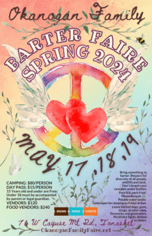 Okanogan Family Faire- Spring Barter Faire