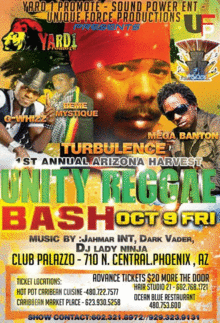 1st Annual Arizona Harvest Uniity Reggae Bash (Phoenix 9th show)